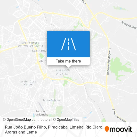Rua João Bueno Filho map