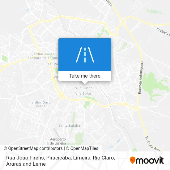 Rua João Firens map