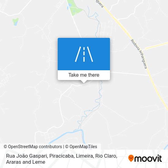 Rua João Gaspari map