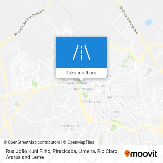 Rua João Kuhl Filho map