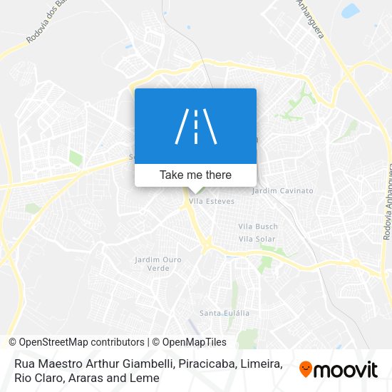 Rua Maestro Arthur Giambelli map