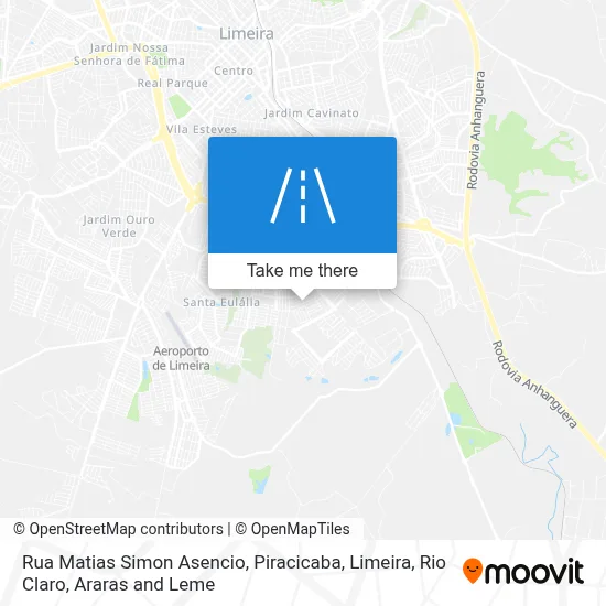 Rua Matias Simon Asencio map