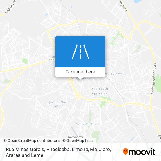 Rua Minas Gerais map