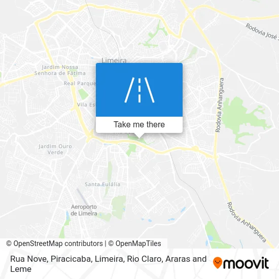 Rua Nove map