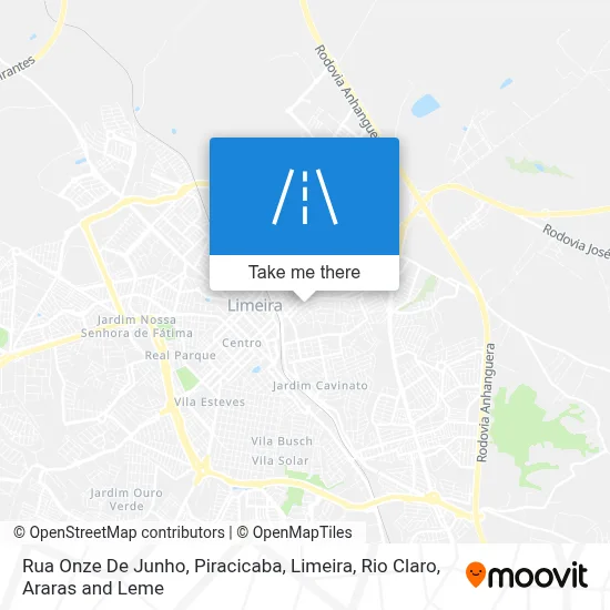 Rua Onze De Junho map