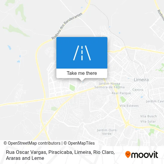 Rua Oscar Vargas map