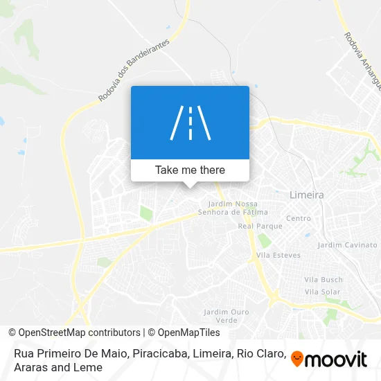 Rua Primeiro De Maio map