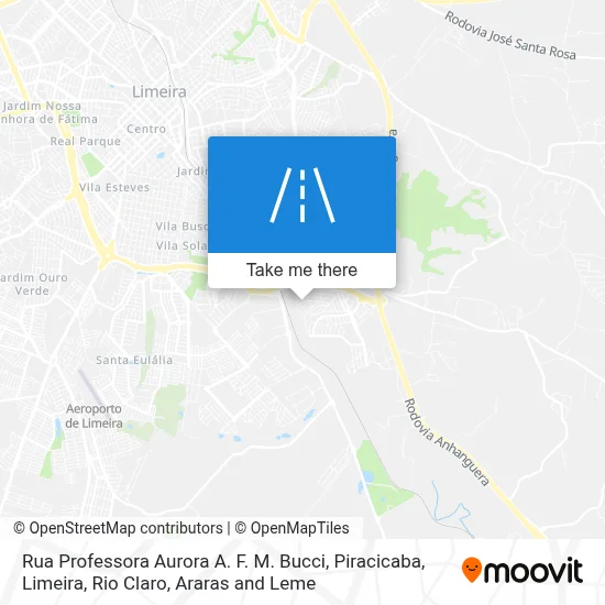 Rua Professora Aurora A. F. M. Bucci map