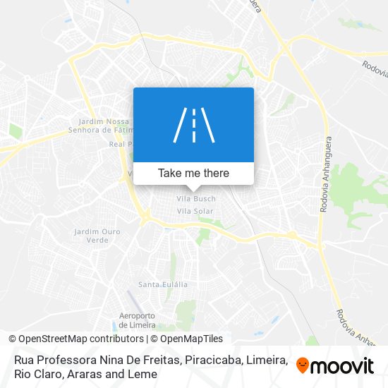 Rua Professora Nina De Freitas map