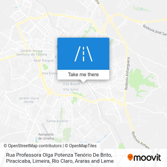 Rua Professora Olga Potenza Tenório De Brito map