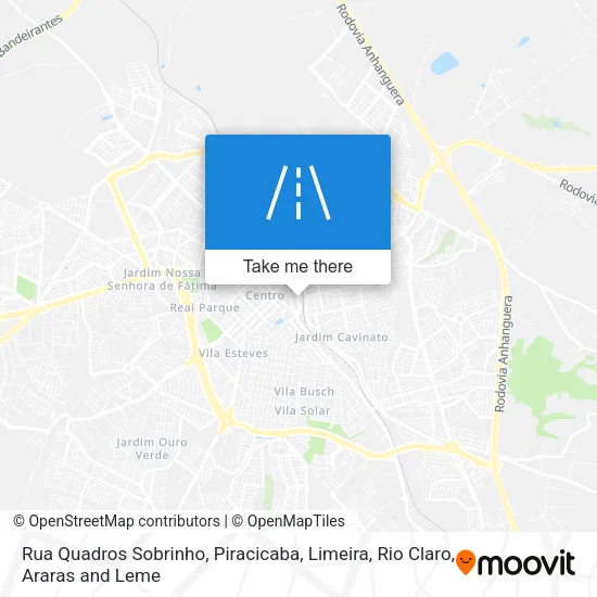 Rua Quadros Sobrinho map