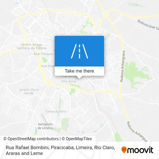 Rua Rafael Bombini map