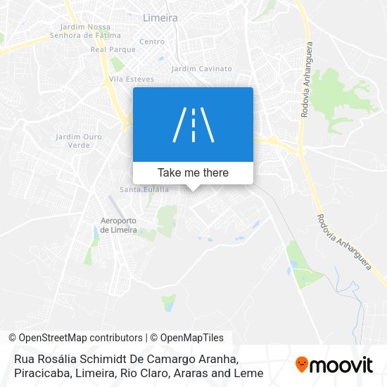 Rua Rosália Schimidt De Camargo Aranha map