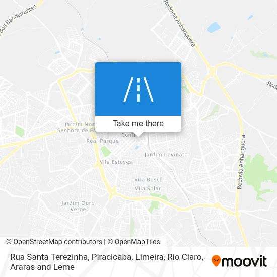 Rua Santa Terezinha map