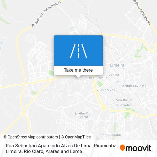 Rua Sebastião Aparecido Alves De Lima map