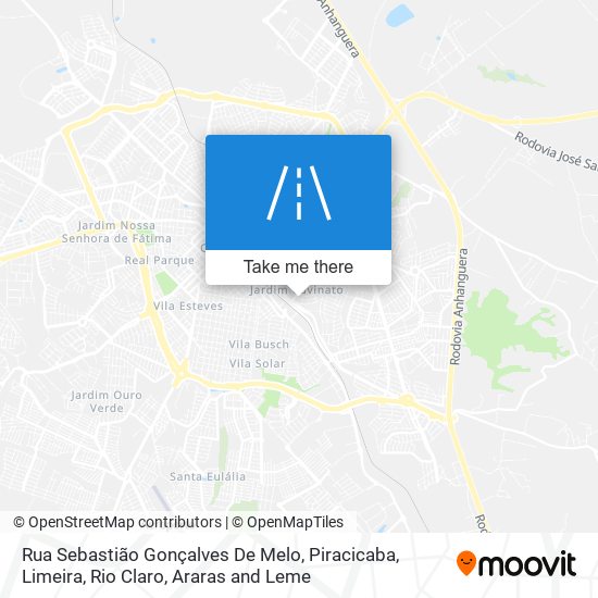 Rua Sebastião Gonçalves De Melo map