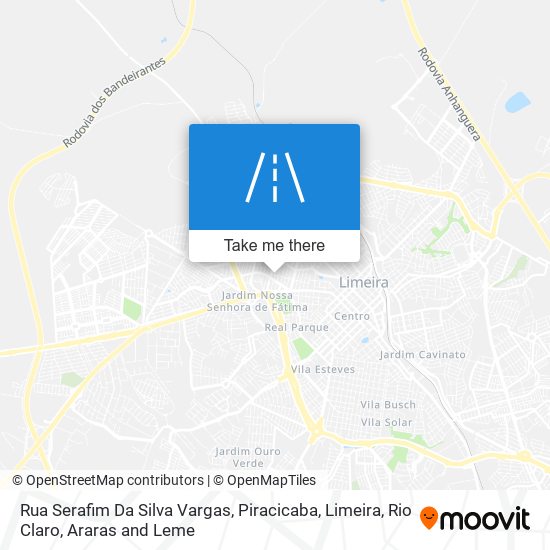 Mapa Rua Serafim Da Silva Vargas