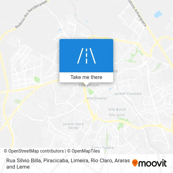 Rua Silvio Billa map