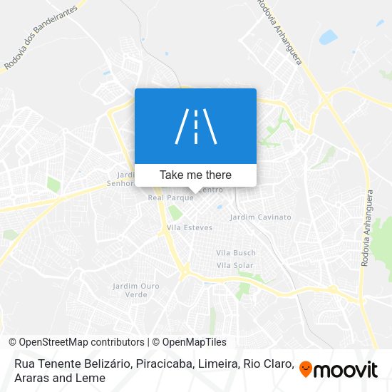 Rua Tenente Belizário map