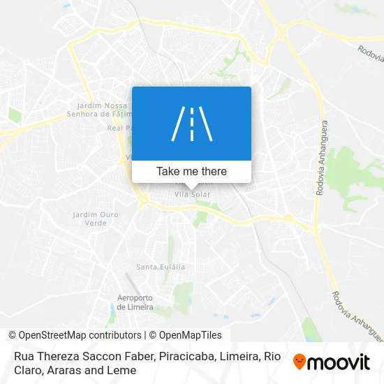 Rua Thereza Saccon Faber map