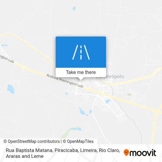 Rua Baptista Matana map