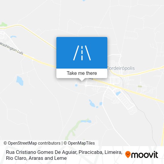 Rua Cristiano Gomes De Aguiar map