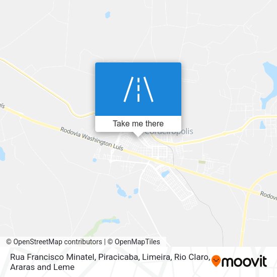 Rua Francisco Minatel map