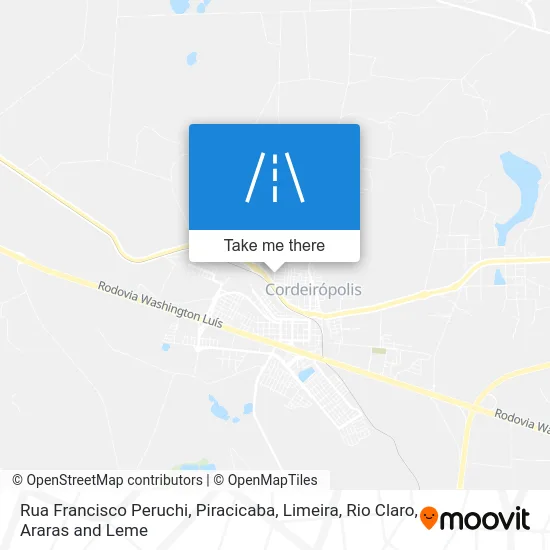 Rua Francisco Peruchi map