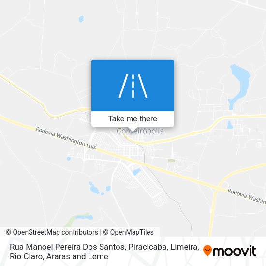 Rua Manoel Pereira Dos Santos map