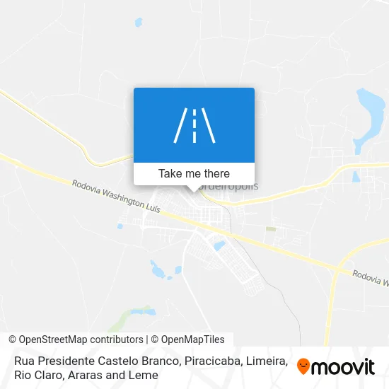 Rua Presidente Castelo Branco map