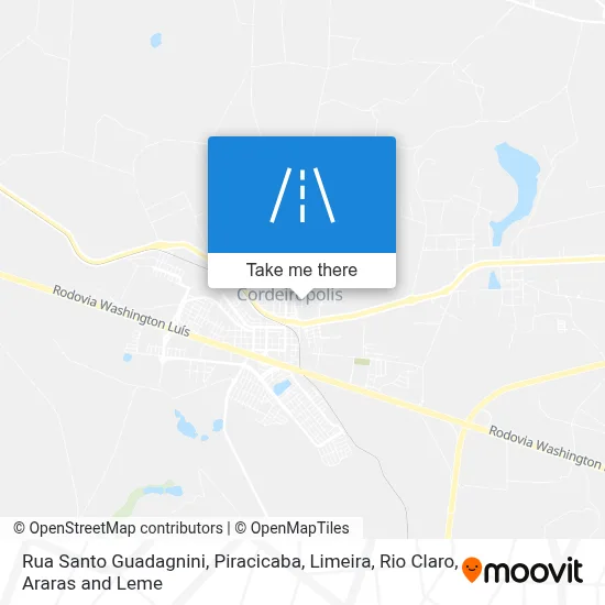 Rua Santo Guadagnini map