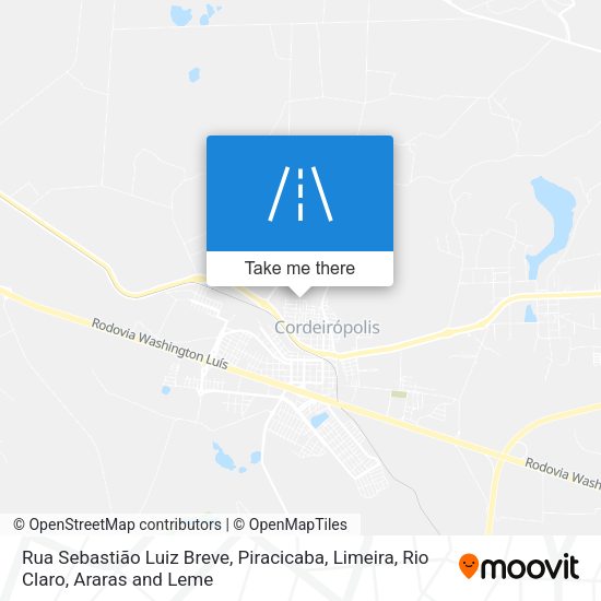 Rua Sebastião Luiz Breve map