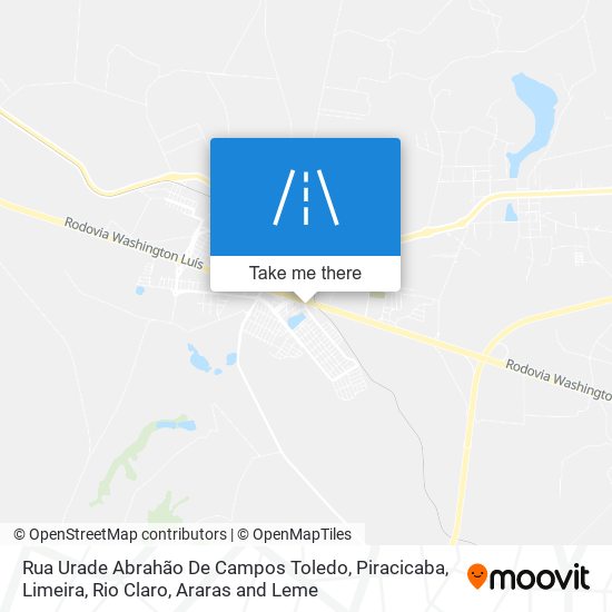 Mapa Rua Urade Abrahão De Campos Toledo