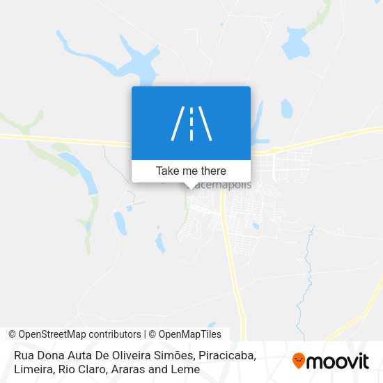 Rua Dona Auta De Oliveira Simões map