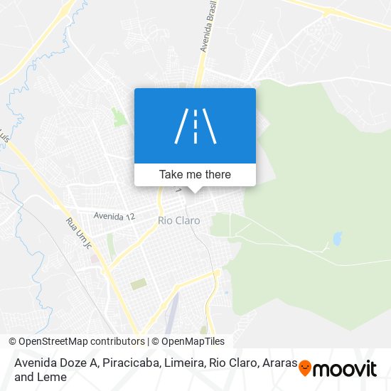 Mapa Avenida Doze A