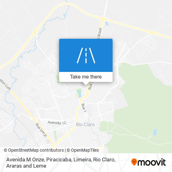 Mapa Avenida M Onze