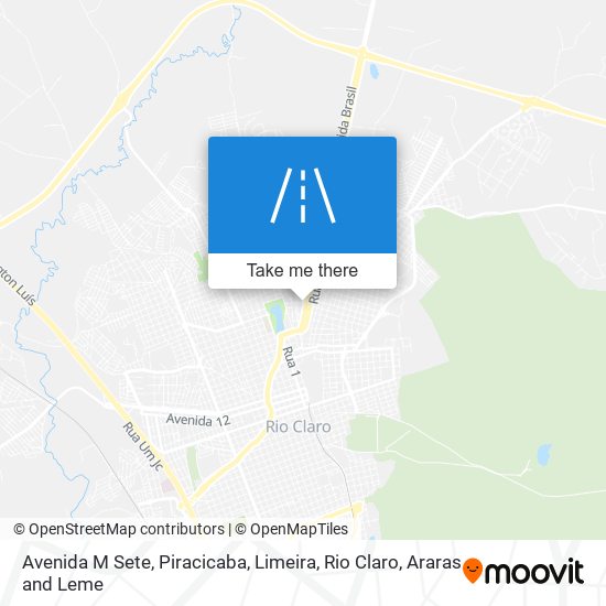 Mapa Avenida M Sete