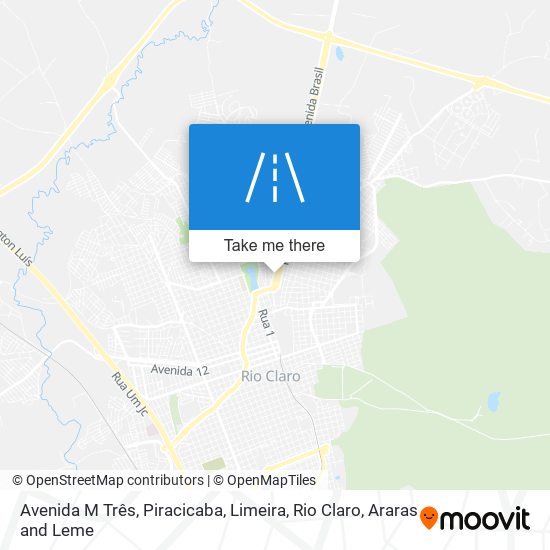 Avenida M Três map