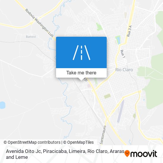 Avenida Oito Jc map