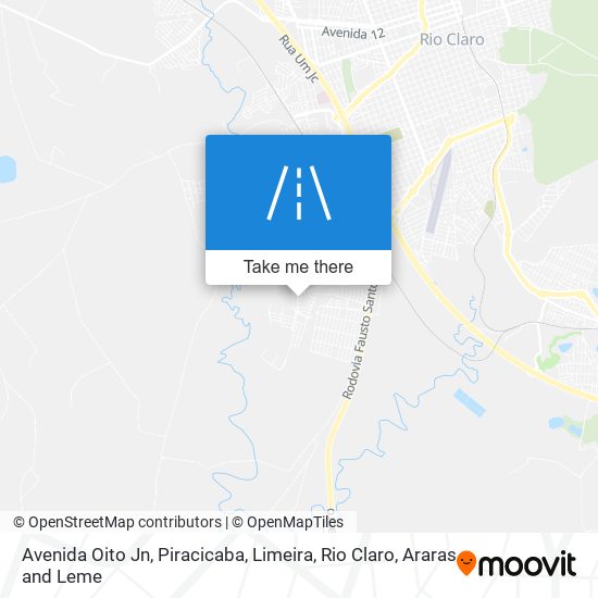 Avenida Oito Jn map