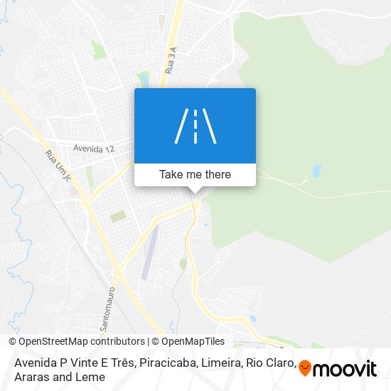 Mapa Avenida P Vinte E Três