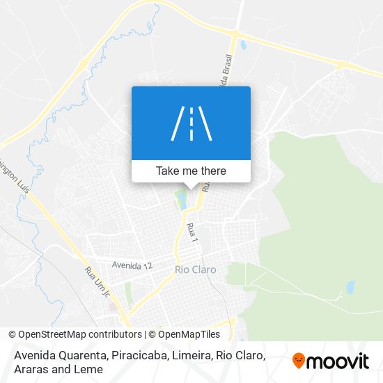 Mapa Avenida Quarenta