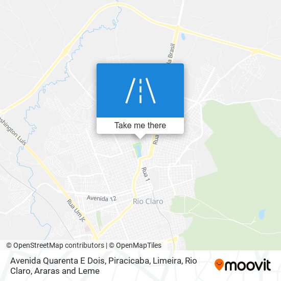 Mapa Avenida Quarenta E Dois