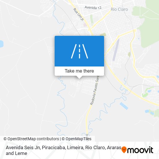 Mapa Avenida Seis Jn