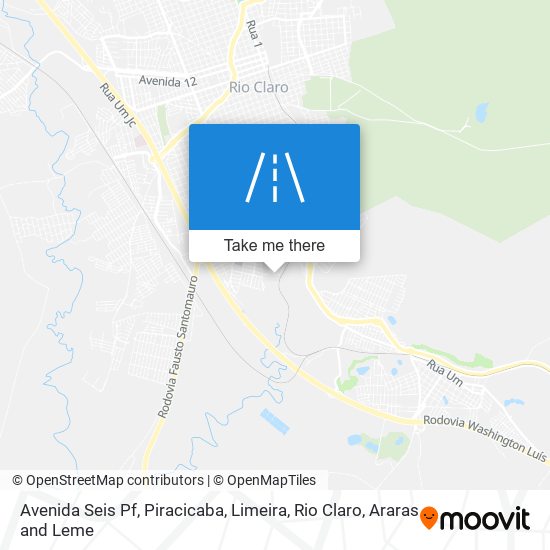 Avenida Seis Pf map