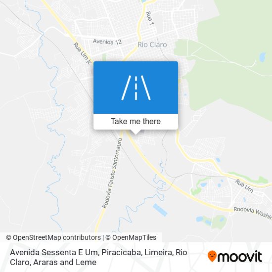 Avenida Sessenta E Um map