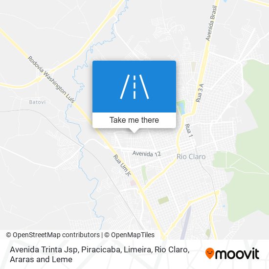 Mapa Avenida Trinta Jsp