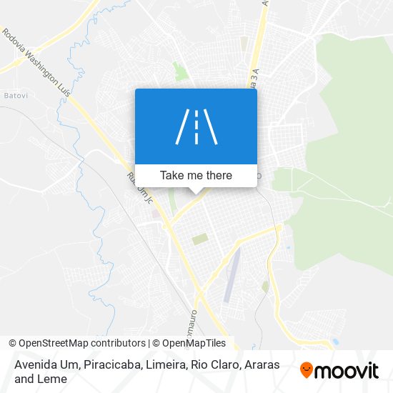 Avenida Um map