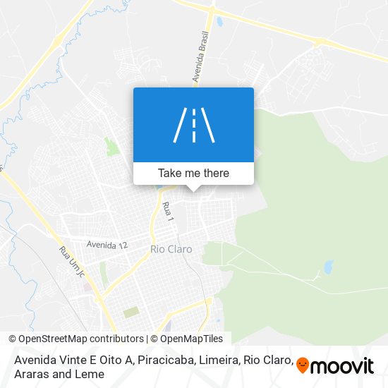 Mapa Avenida Vinte E Oito A