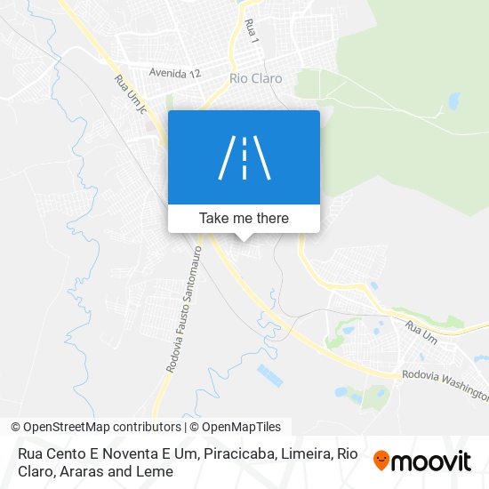 Rua Cento E Noventa E Um map